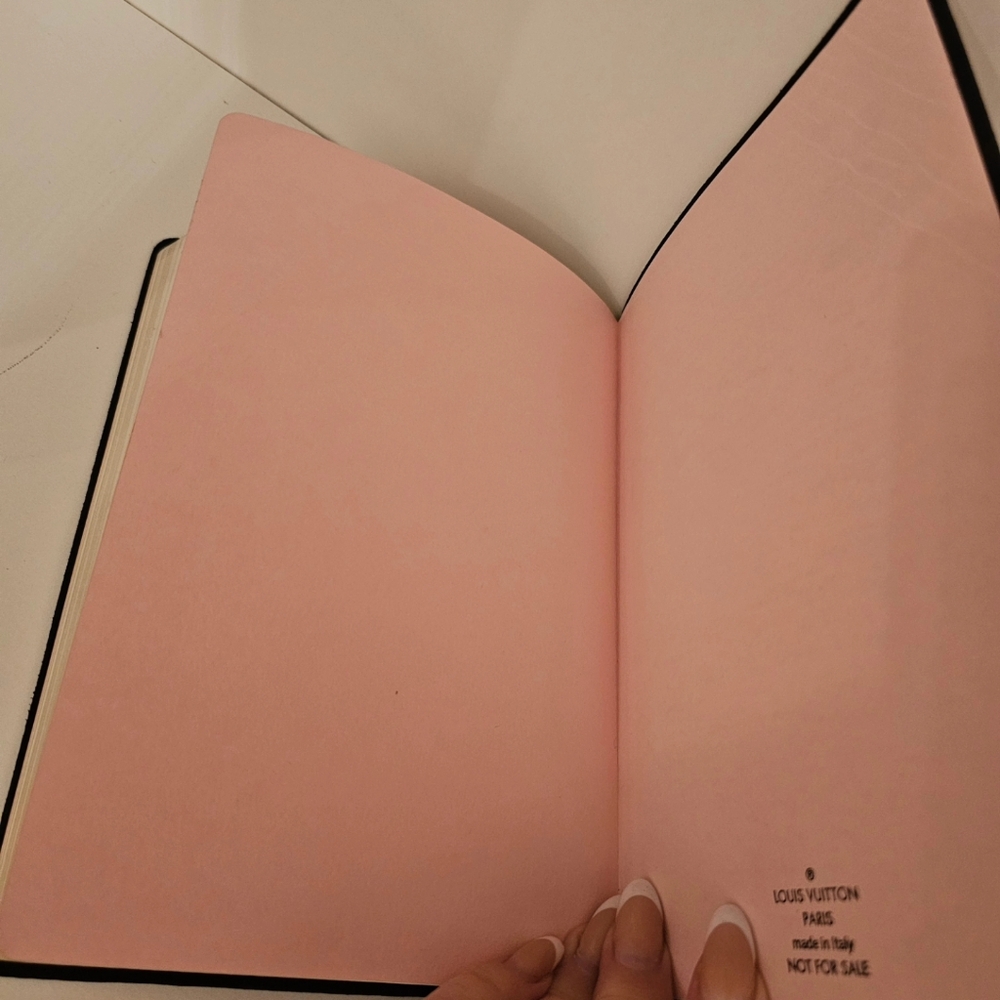 Louis Vuitton Black and Pink Monogram Note Book - Picture 4 of 16